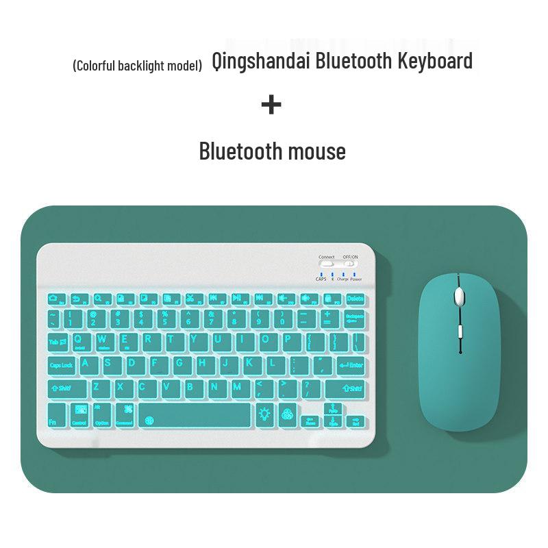 Universelle drahtlose Bluetooth-Tastatur und -Maus für Tablets, Telefone und iPads
