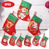 3 st Julstrumpor Strumpor DIY Diamantmålning Jul Hängande Ornament Julgransdekoration För Jul