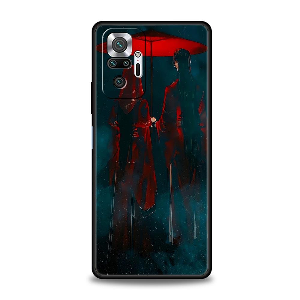 Heaven Official’s Blessing Phone Case For Xiaomi Redmi Note 12 5G 11 10 Pro 4G 10C 9S 9 8 7 9T 8T 9C 9A 8A K40 Gaming Soft Cover