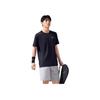 Anta Lifestyle Series Logo Letter Print Round Neck Short Sleeve T-Shirt Men Tops Black 952327126-6