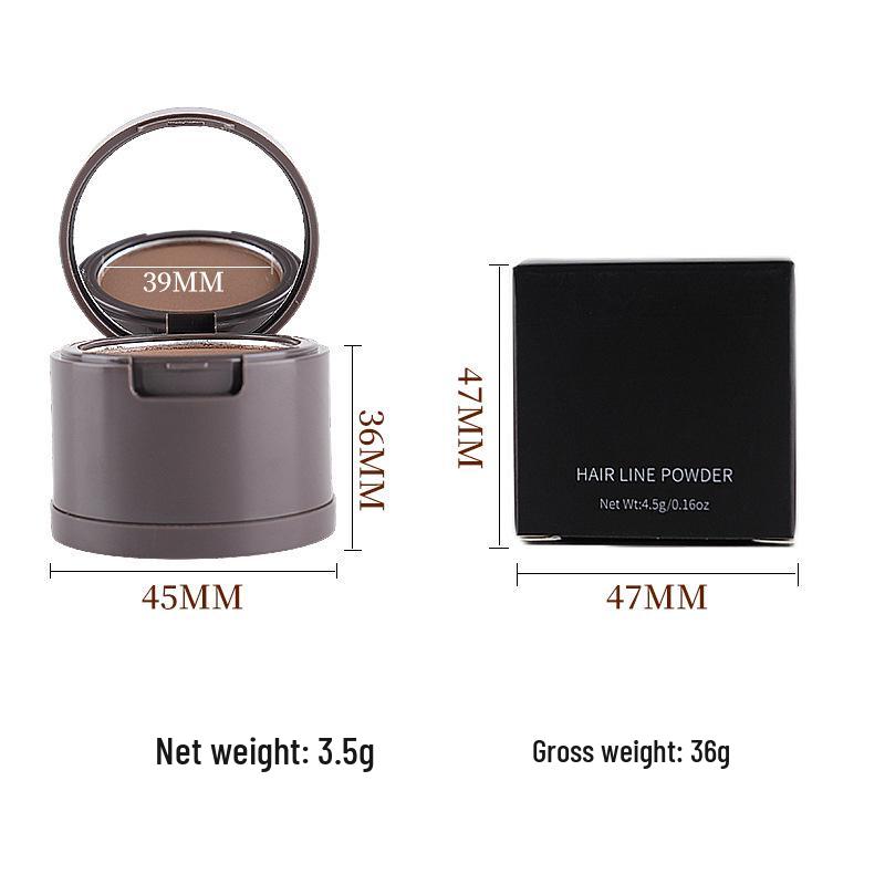 Neutral No-Logo Hairline Contouring Shadow Powder – Waterproof & Sweatproof Hair Filler