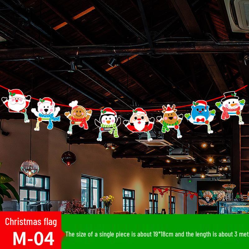 2025 Christmas Banners: Festive Hanging Decorations for Kindergartens and Malls