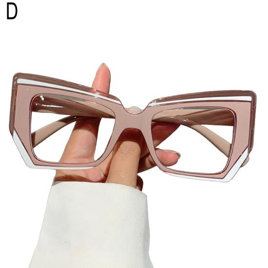 Blue Light Blocking Glasses for Men Women Large Frame Square Glasses Anti-Fatigue