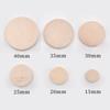 20ks Ploché Okrúhle Prírodné Drevo 15mm 20mm 25mm 30mm 35mm 40mm Voľné Korálky pre DIY Remeslá Drevené Výrobky Šperky Náramok Výroba Doplnky
