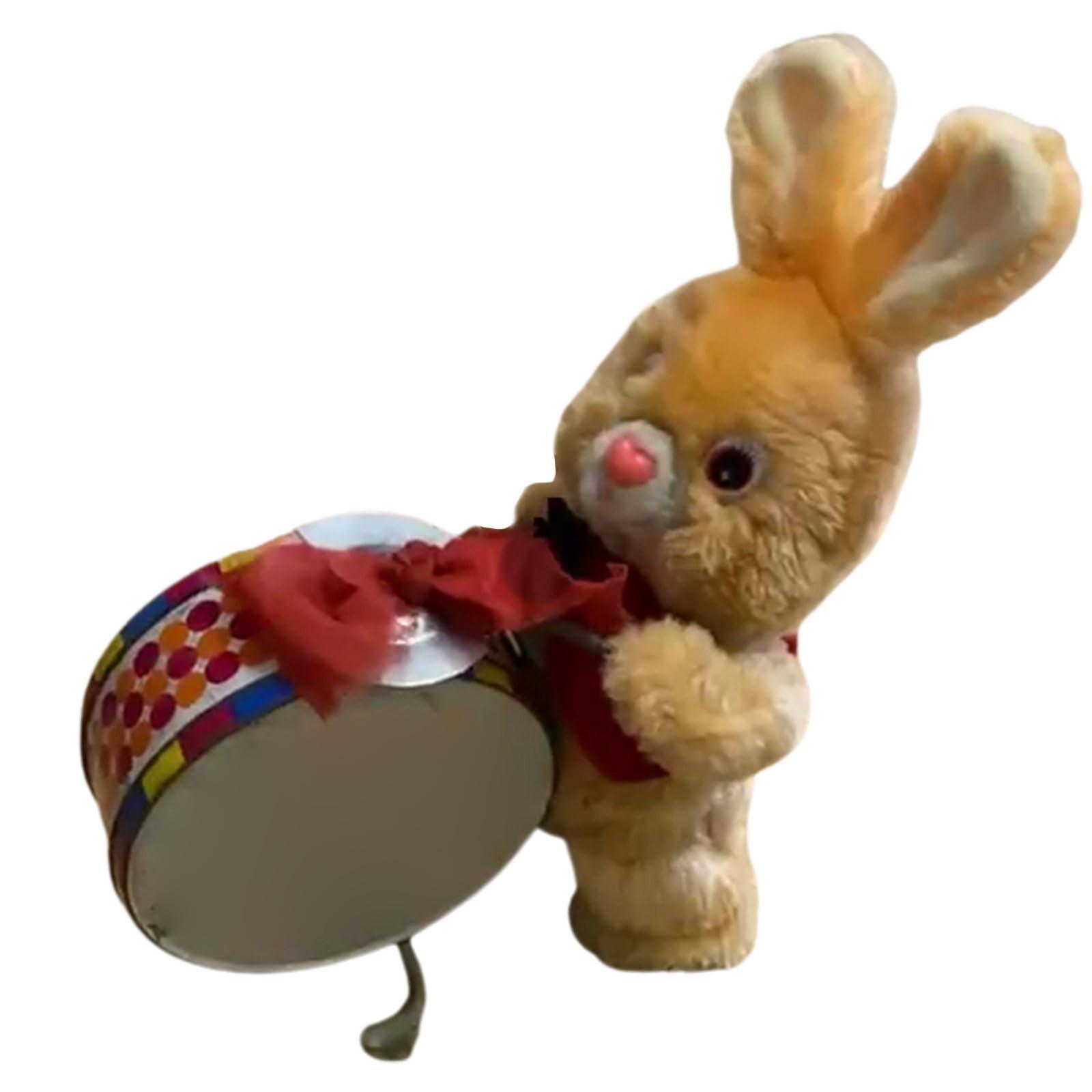 

Винтажный барабанщик-аниматроник - ретро-электронный музыкальный компаньон с эффектами ходьбы и окружающего звука | Коллекционный декор стола для любителей музыки One Size жёлтый