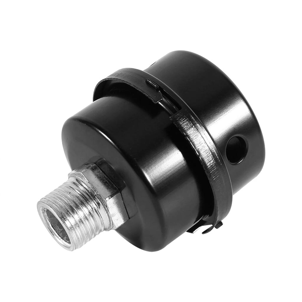 Air Strainer G1/2 Thread Connector Muffler Filter Silencer for Oilless Air Compression Noise Filter Intake Filter Silencer
