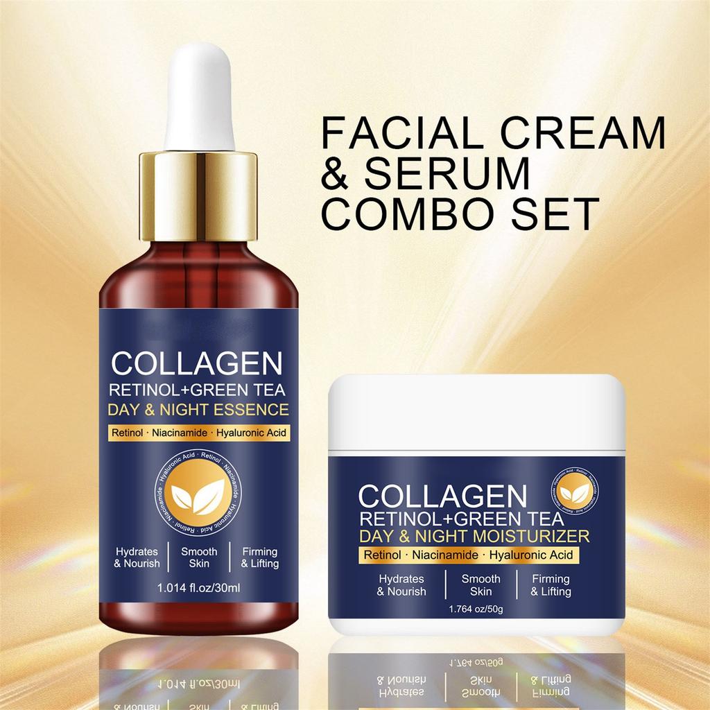 Sérum 30ml + Crème Hydratante 50g Hydratant, Liftant, Raffermissant Et Lissant La Peau
