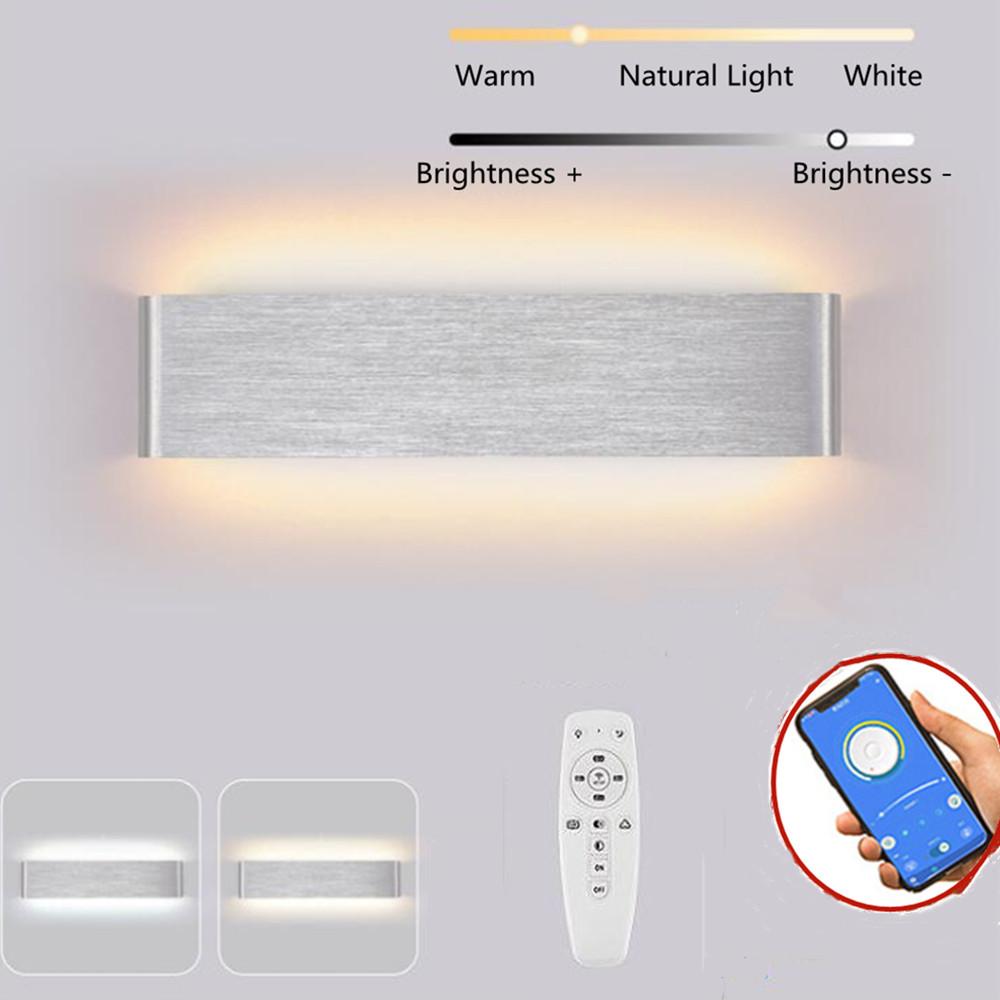 Lampada da Parete LED 28W 32W Controllo APP Bluetooth 2.4G Luce da Parete AC170-245V Dimmerabile Moderna Applique Luce da Comodino Illuminazione Interna