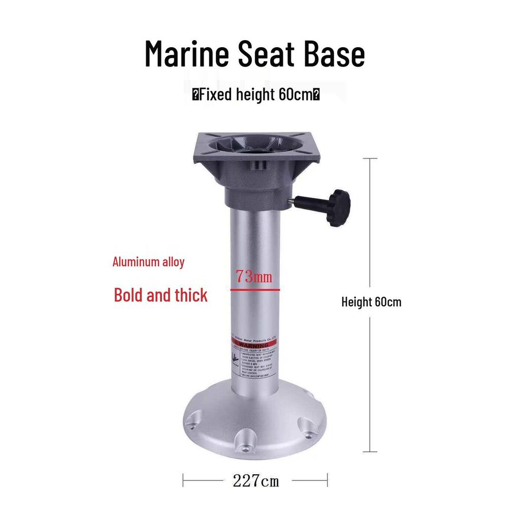 Marine Folding Chair with Sun Protection and Cushioned Seat - Sailor or Captain's Helm Seat