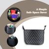Car Seat Middle Storage Bag PU Leather Large Capacity Leather Bag Seat Back Storage Bag Water Cup Pockets Stowing Tidying
