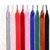 1.5CM Width Velvet Flat Shoelaces Snow Yarn Satin Silk Ribbon Shoelace Fashion Sneakers Shoe Laces for Woman 100/120/140/160cm