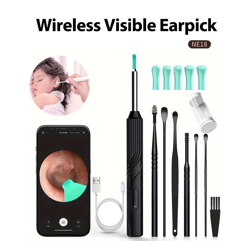 2025 Visual Ear Wax Cleaner with Camera Safe Earwax Removal Endoscope with Camera Luminous Otoscope Ear Cleaning Tools Ear Care
