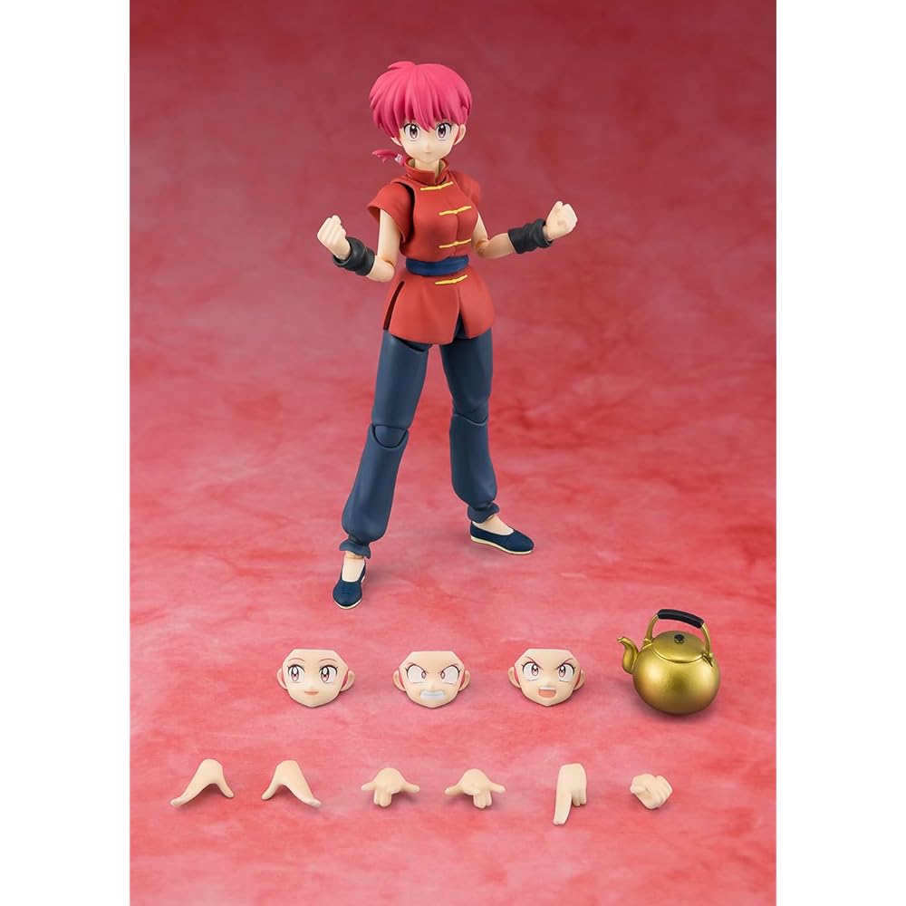TAMASHII NATIONS S.H. Figuarts Ranma 1/2 Ranma 120mm PVC ABS Painted Action Figure