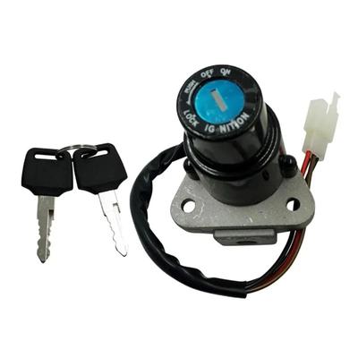Serrure de porte électrique de remplacement de clé de commutateur d'allumage de moto avec clé pour Yamaha DT125 TW200 DT200 XT225 TZR250