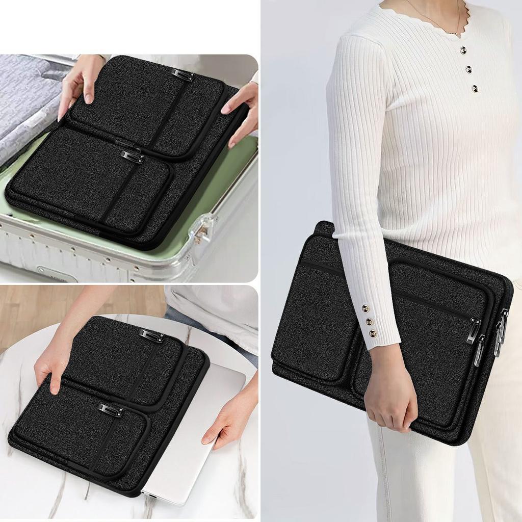 15-inch Multi-pocket Laptop Waterproof and Shockproof Protective Inner Sleeve