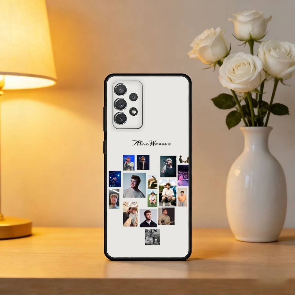 Singer A-Alex W-Warren Phone Case For Samsung Galaxy A73,A72,A71,A70,A53,A52,A51,Soft Silicone Black Cover