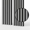 Acoustic Wall Panel Mebano PRO Arctis Grey on Black Felt 2x 26,5x240 cm