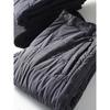 Export Export Tail Single Cotton Pants Men's Winter Fleece-lined Thickened Warm Pants Youth Men Straight-leg Casual Pants