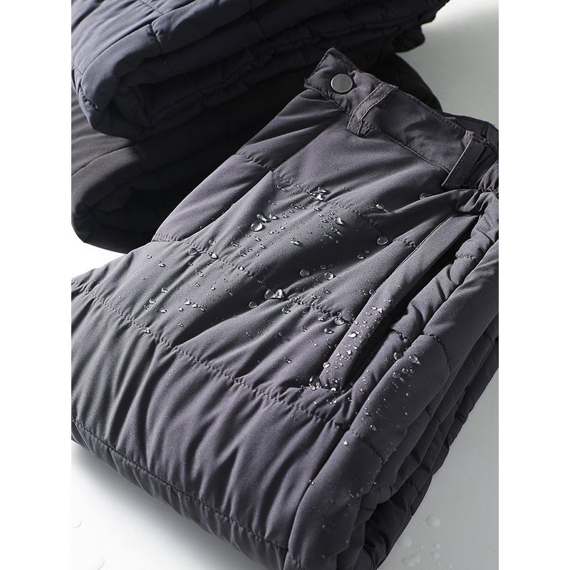 Export Export Tail Single Cotton Pants Men's Winter Fleece-lined Thickened Warm Pants Youth Men Straight-leg Casual Pants