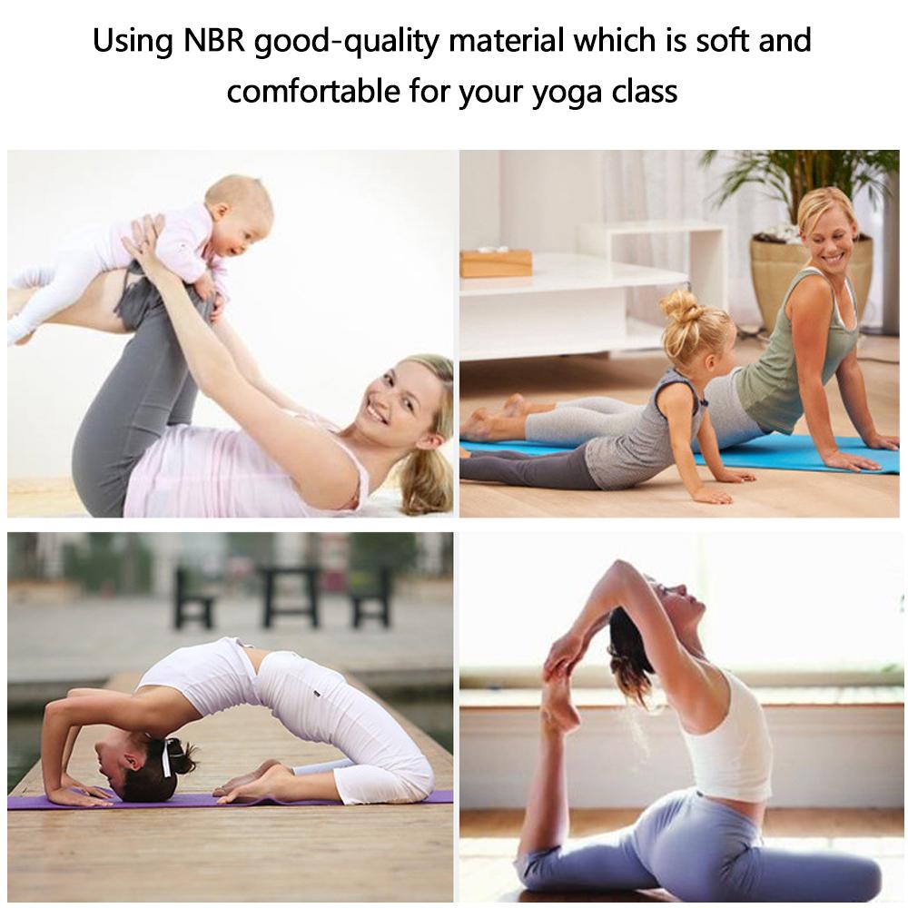 NBR Yoga Mat Closed Cell Foaming Body Yoga Mat Non Slip Exercise Mat