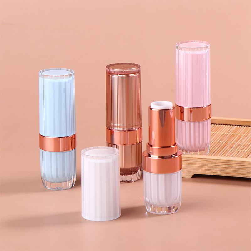 Tube de rouge à lèvres à boucle ronde 3,6 g Vide Tubes de baume à lèvres Gloss à lèvres Emballage de maquillage de voyage Tubes d'échantillon Contenant pour rouge à lèvres fait maison