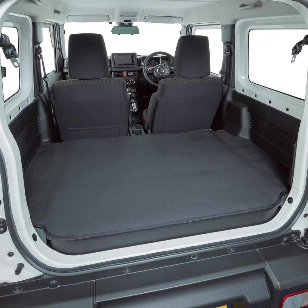 Bonform 7755-90BK Jimny Non Slip Luggage Mat for JB64/JB74, Integrated Black, Stain Prevention for