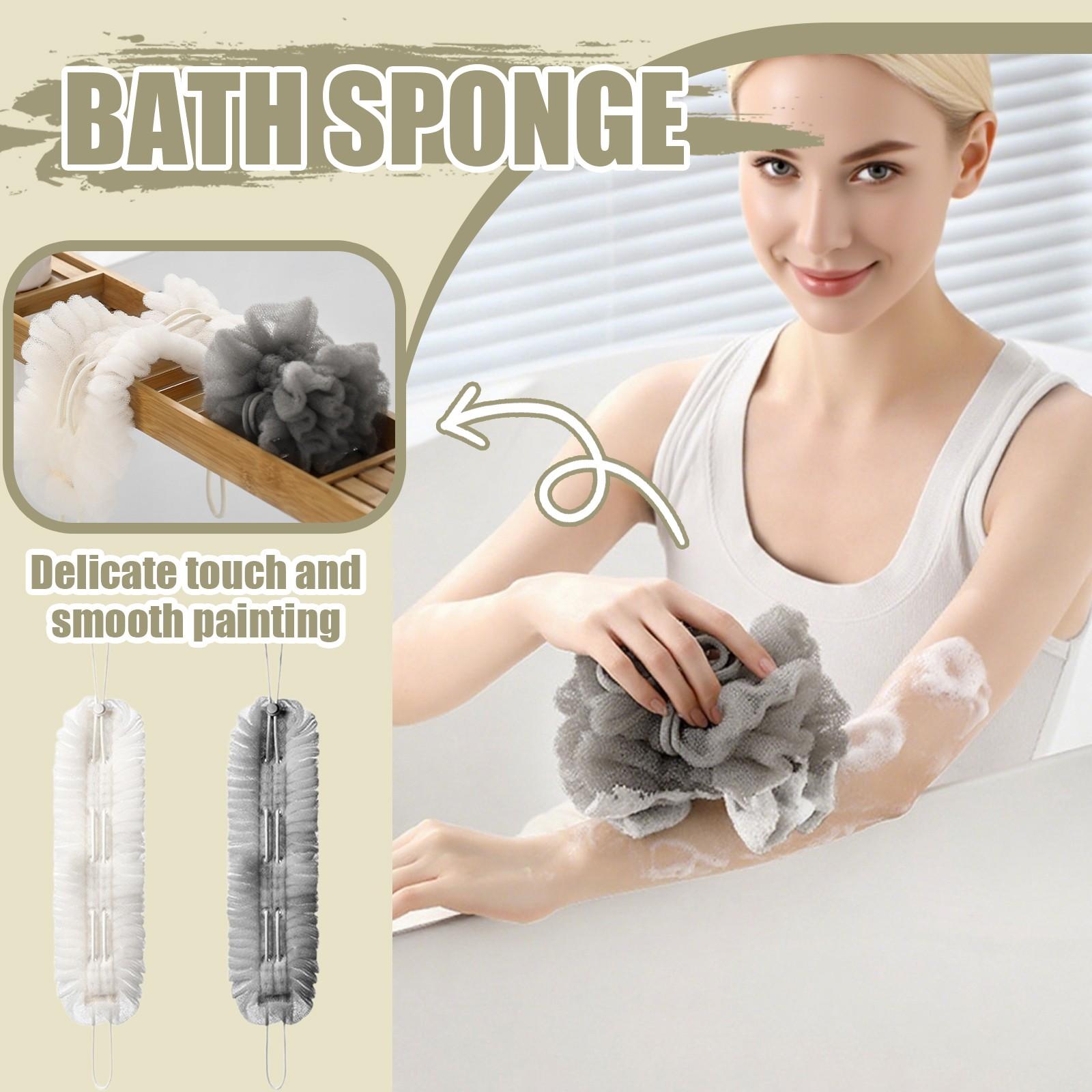 

Мочалка с веревкой и полоской для растяжки спины 2-в-1 One Size