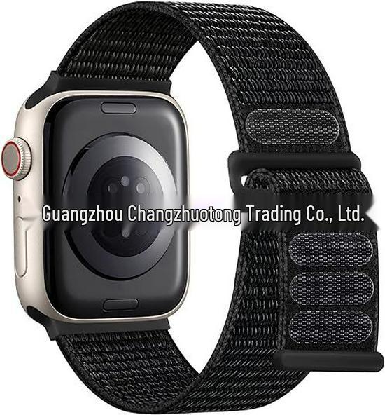 Compatible Apple iWatch11 Double Section Nylon Loop Strap Ultra3 Woven Band