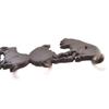 Sturdy Cast Iron Construction 4 Pork Chop Hook for Daily Use in Outdoor and Indoor Spaces