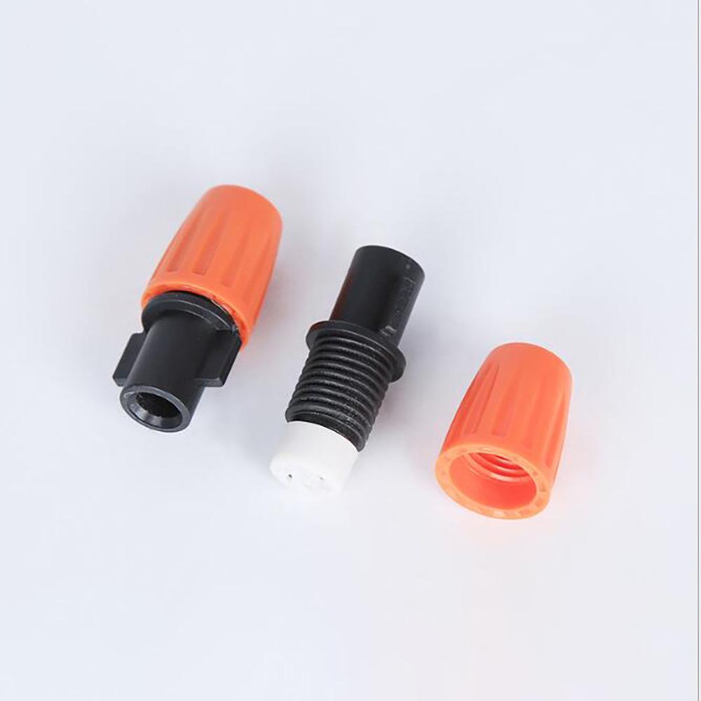 Adjustable 4/7 Orange Single-Outlet Atomizing Nozzle for Agricultural Irrigation Micro-Sprinkler and Humidification