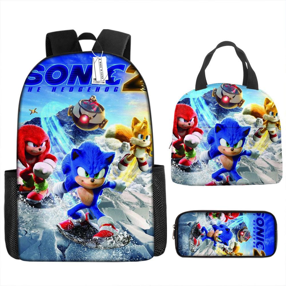 Backpack Trend Backpack Anime Large Capacity Elementary School Bag Lunch Bag