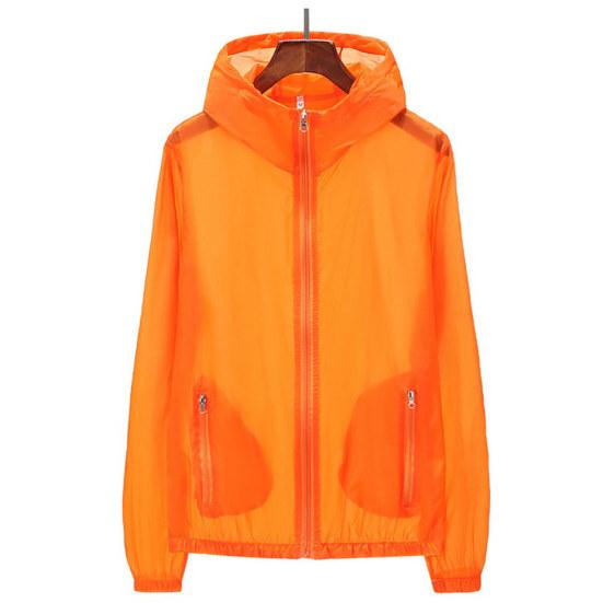 CCHONG Unisex Summer Pockets Zip Hooded Windproof Sun Protection Coat Fishing Jacket