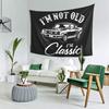Classic Car Mustang Tapestry Decor Art Aesthetic Tapestries for Living Room Bedroom Home Wall Cloth Wall Hanging