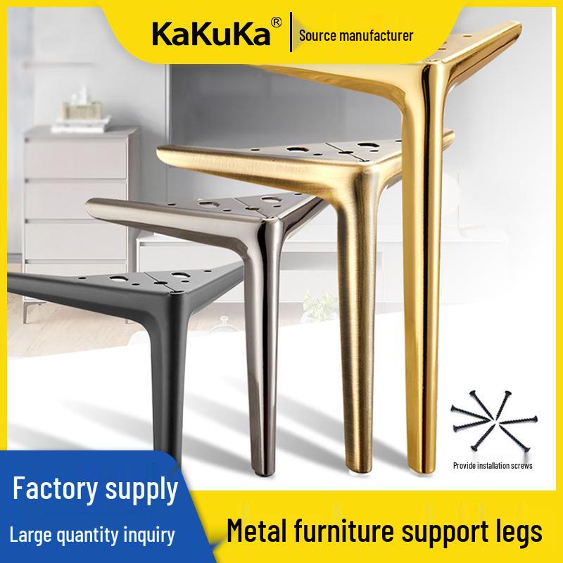 Luxury Metal Furniture Legs: Black and Gold Options for Sofas, Cabinets, Coffee Tables, and Bedside Tables