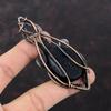 Black Tourmaline Rough Pendant Copper Wire Wrapped Pendant Handmade Pendant Copper Jewelry Gift For Her Gemstone Pendant Wire Design Jewelry