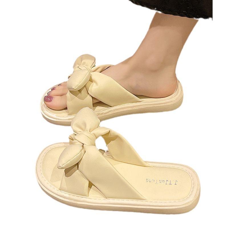 Fashion Soft-soled Slippers for Women's Home Wear New High-end Non-slip Bathing Versatile Casual Pregnant Women Cool Slippers Anti-drop