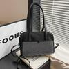 Style Shoulder Bag Women Autumn Winter New Korean Small Crossbody Bag Rhinestone Patchwork Large Capacity Commuter Underarm Bag