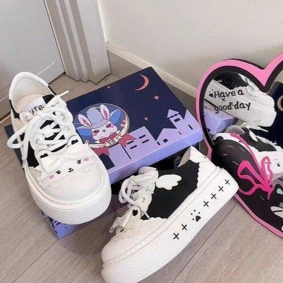Campus Style Home Department Cute Soft Girl Soft Moe Comfortable Potter College Single Shoes Original Lolita Breathable Canvas Shoes Women