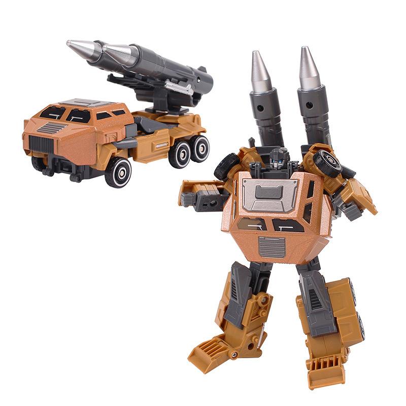 Deformation Robot Model Alloy Assembled 5 In 1 Aircraft Military Tank Figure Model Boy Toy
