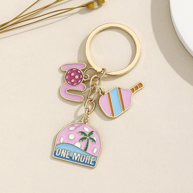 Pickleball Bag Tag Keyring Selling English Pickball Pendant For Party Hoilday Handbag Birthday Gift Car Keychain Accessories