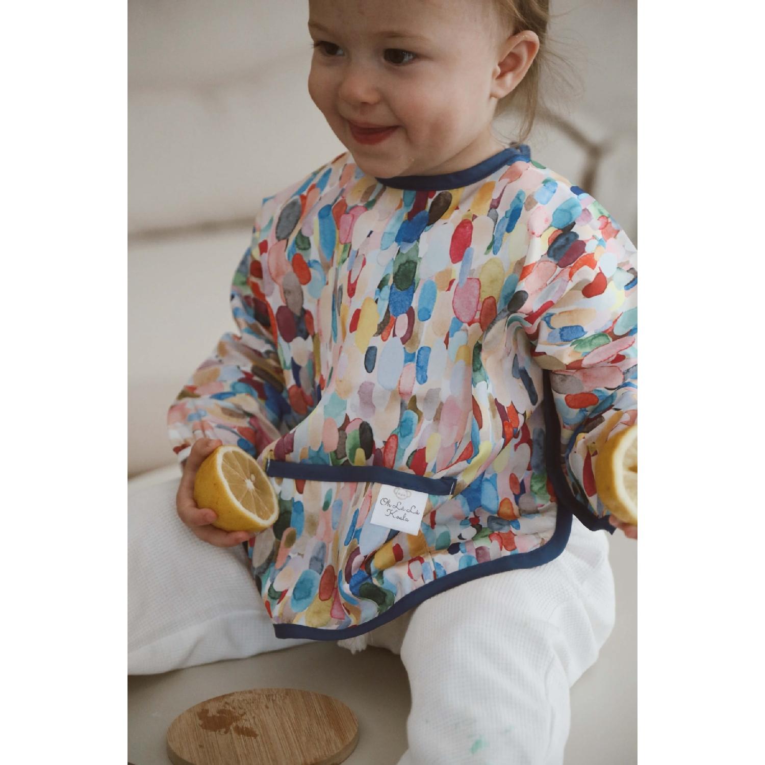 

Фартук с защитой от жидкости с длинными рукавами (6-36 месяцев) Standart