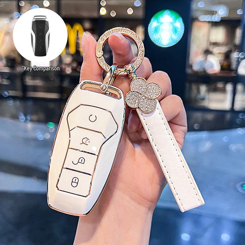 BYD Key Case for Song PLUS/Tang DM/E9 2019/Pro DMi - Female Key Shell & Buckle