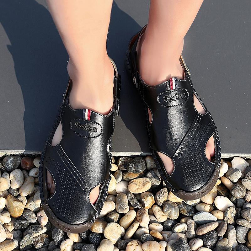 Summer Sandals Men Classic Roman Sandals 2025 Slipper Outdoor Sneaker Beach Rubber Flip Flops Men Water Trekking Sandals