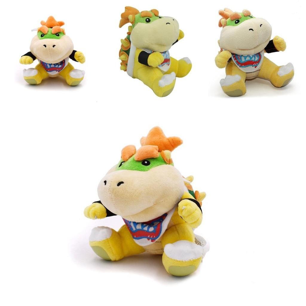 Adorable Baby Bowser Jr 7" Plush Super Mario Bros Little Buddy Stuffed Doll Koopa