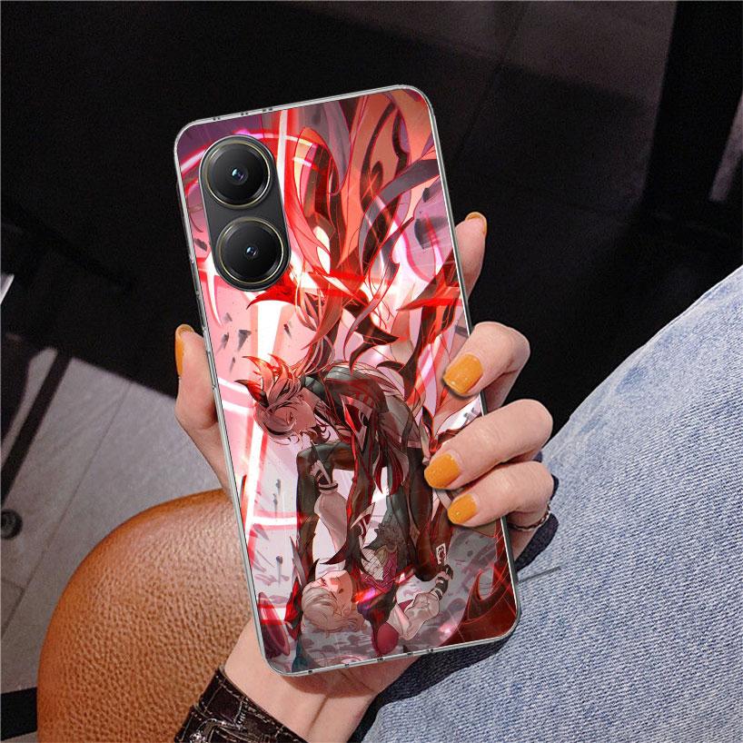 Arlecchino Genshin Impact Phone Case For Xiaomi Poco X7 X6 X5 Pro F7 Ultra Redmi 15C 15 13C 13 12C 12 10 10A 10C 9 9A 9C 9T Cove