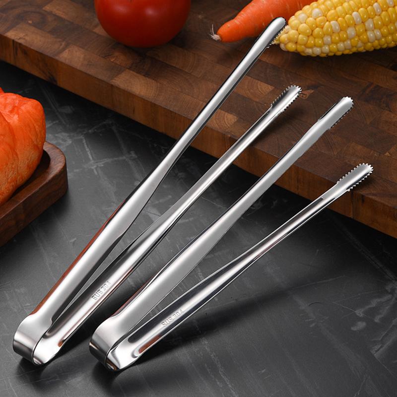 Barbecue-Clip Grillzange 304 Edelstahl Fleisch Lebensmittel Clip Kochutensilien Bbq Backen Küchenzubehör Campingbedarf