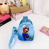 Cartoon Super Mario Bros Pattern Kids Single Shoulder Crossbody Chest Bag Gift