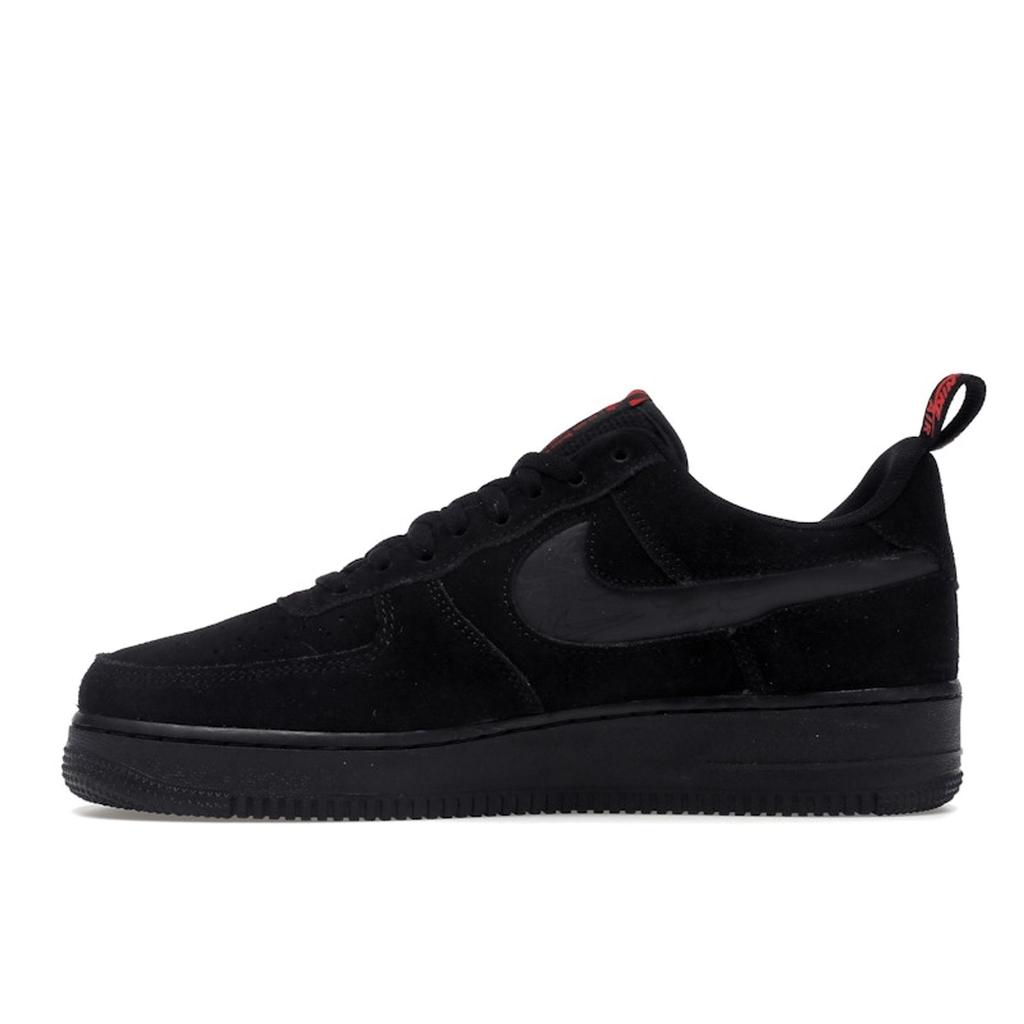 Nike Air Force 1 07 LV8 Reflective Swoosh - Black Crimson Men Sneakers Light-Crimson DZ4514-001