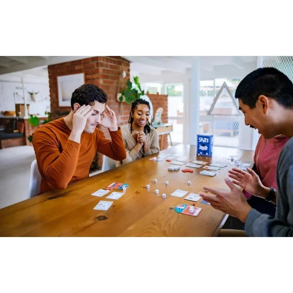 Spots Spiel Würfelspiel Brettspiel Englische Karten Familie Interaktive Spiele