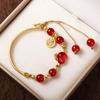 Moon Stone Elastic Girl Gifts Women Bracelet Chinese Style Bracelet Hand Rope Fashion Jewelry